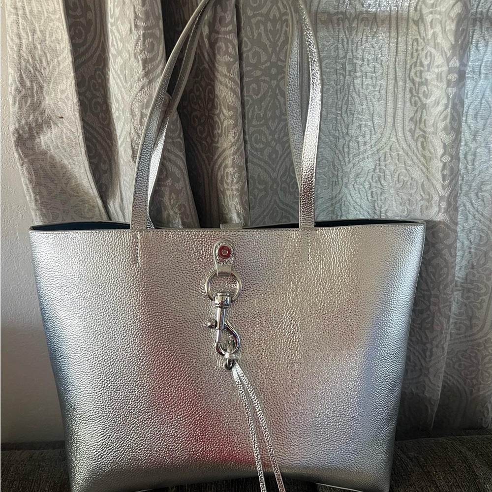 Rebecca Minkoff Metallic Silver Tote